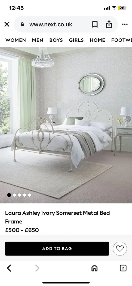 Laura Ashley bed frame - Image 4