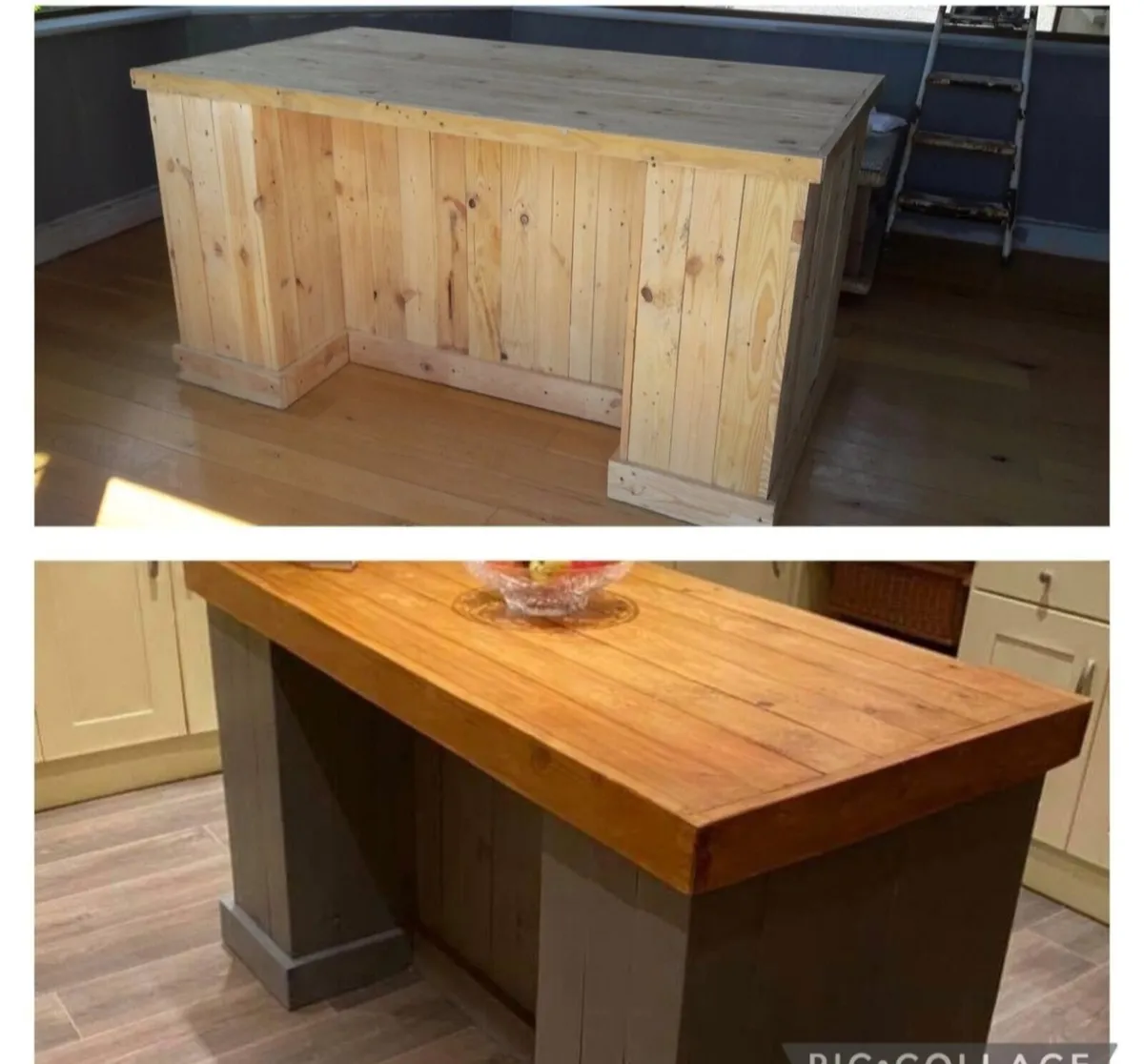 Handmade rustic kitchen islands - Image 2