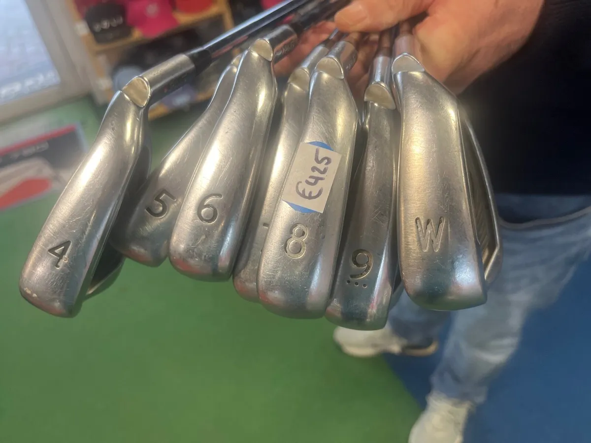 Ping G400 steel irons 4-pw used. - Image 1