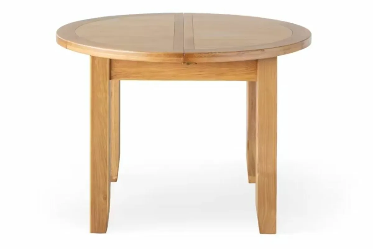 oak dining table & 4 chairs - Image 1