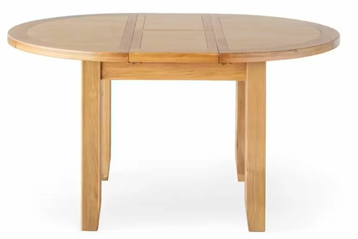 oak dining table & 4 chairs - Image 2