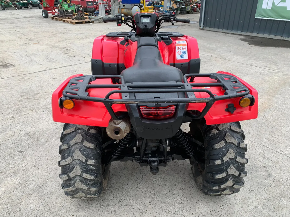 BID ONLINE NOW - 2015 HONDA TRX500 4X4 QUAD - Image 4