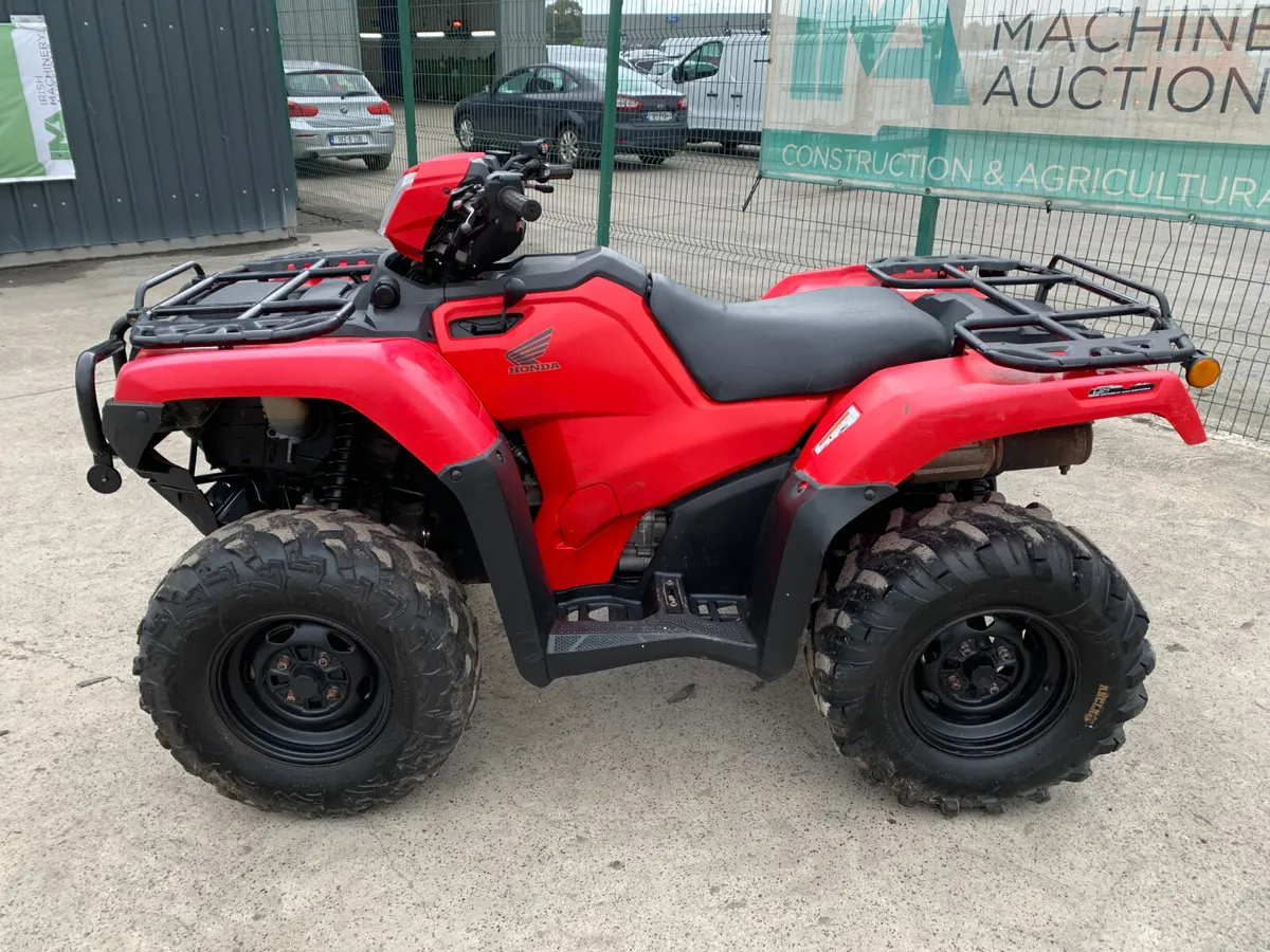 BID ONLINE NOW - 2015 HONDA TRX500 4X4 QUAD - Image 2