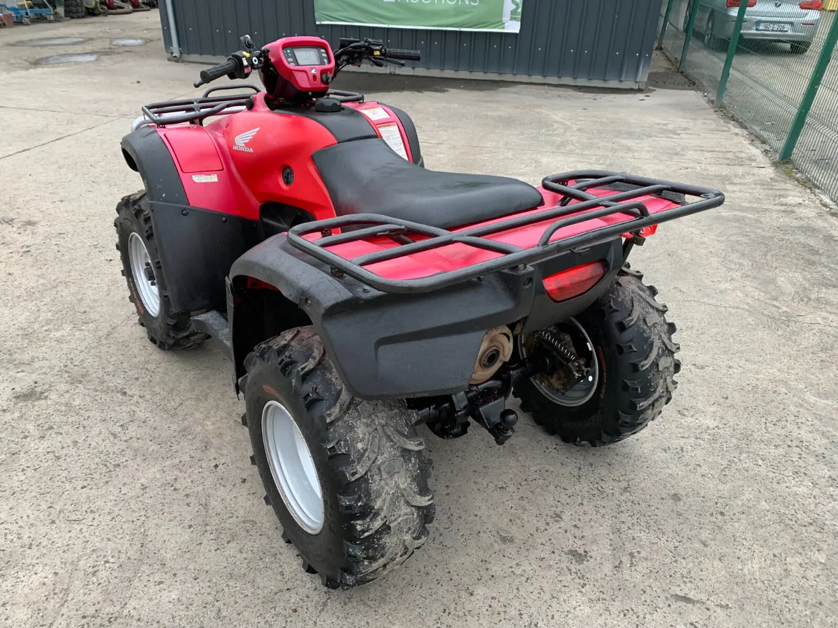 BID ONLINE NOW - HONDA TRX500 4X4 QUAD - Image 3