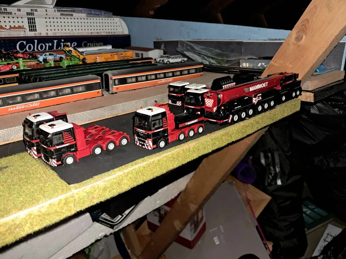 Model diecast Mammoet Truck and Crane Set 1/87 sca - Image 2