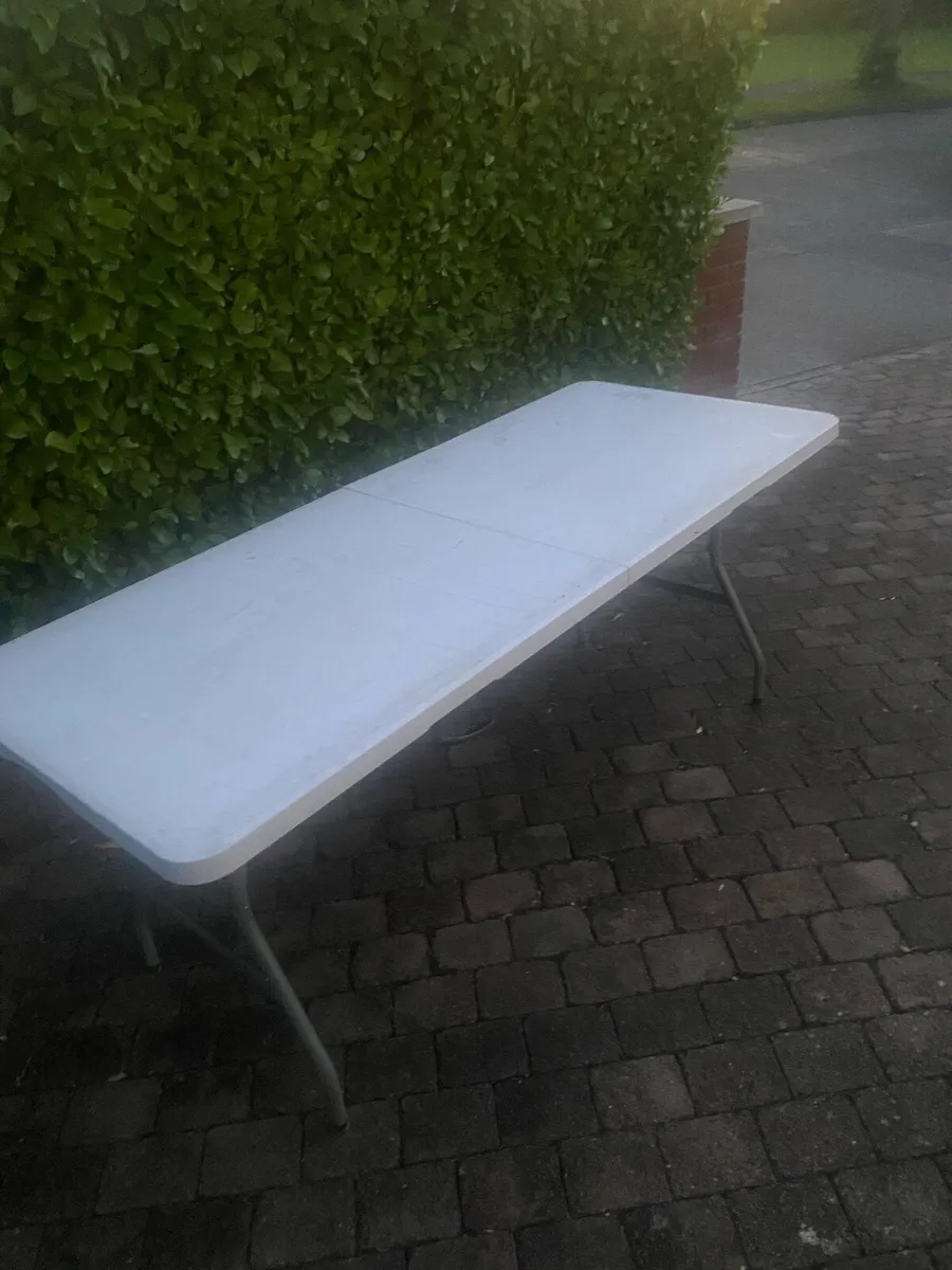 Two 6 ft Folding Tables. - Image 1