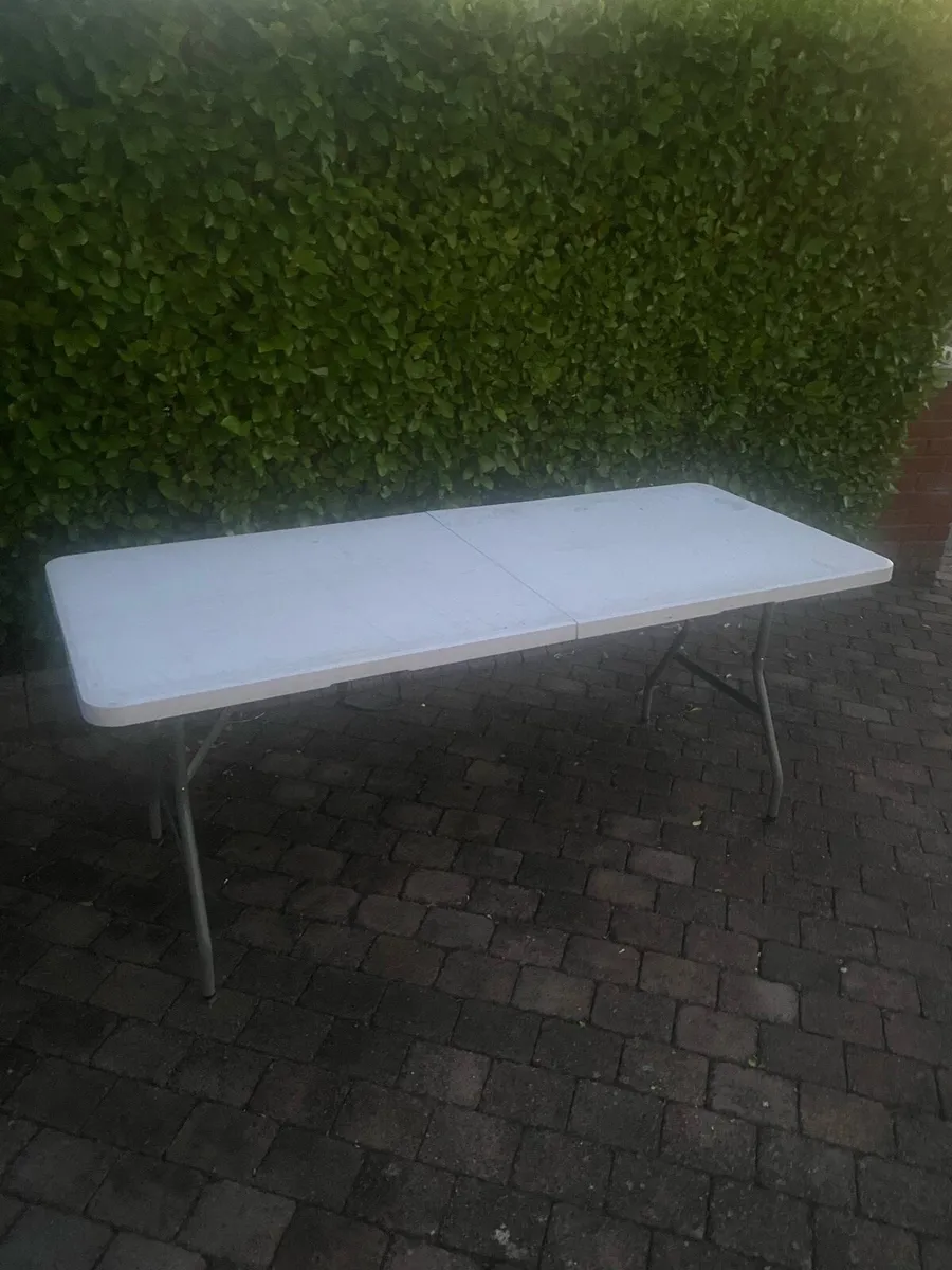 Two 6 ft Folding Tables. - Image 2