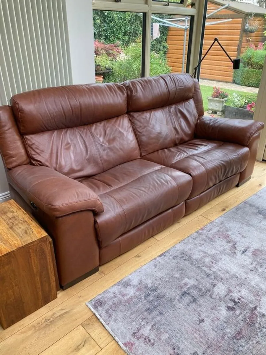 Recliner Couch/Sofa (Electric Recliner with USB Ports) - Image 1