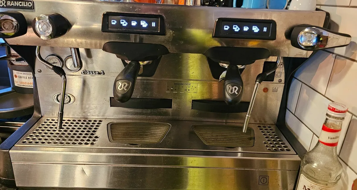 Rancilio Classe Tall USB 2 Group + Grinder - Image 1