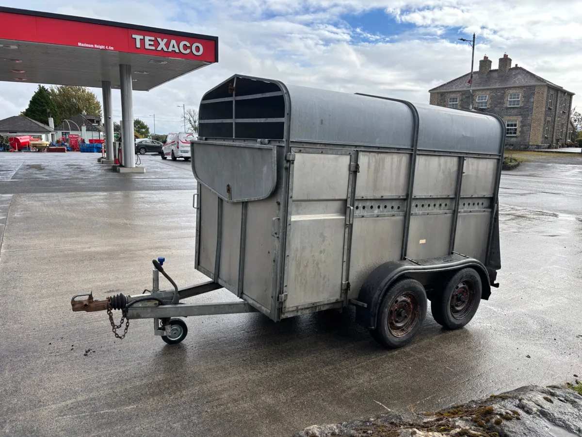 clean 8ft livestock trailer for sale - Image 2