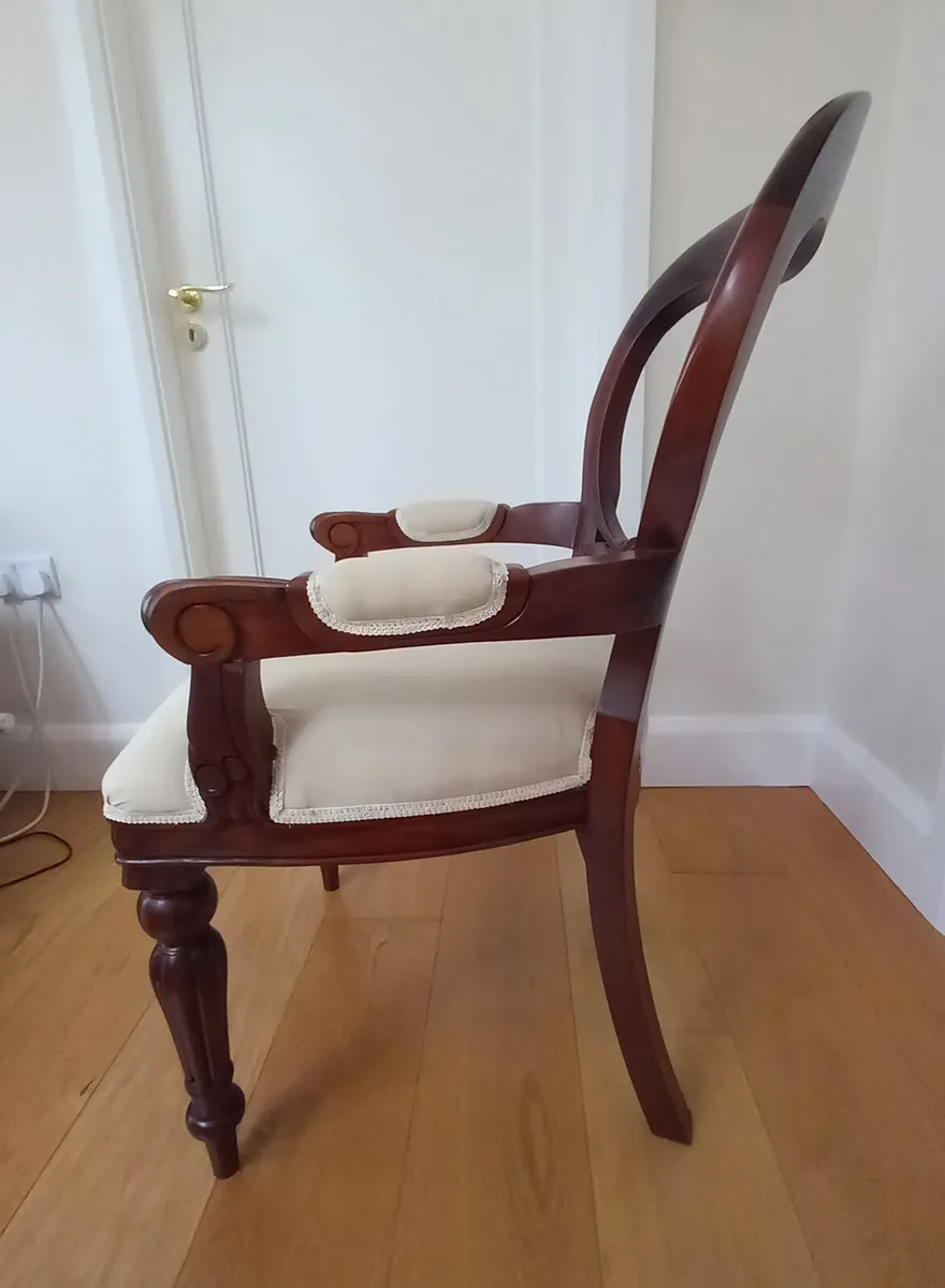 Reproduction victorian carver chair - Image 2