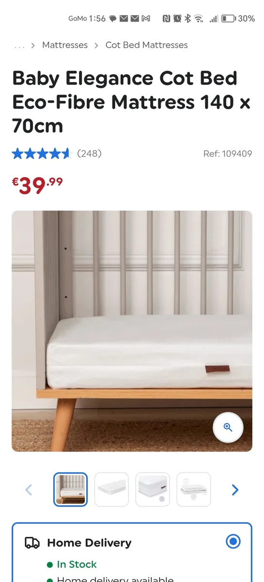 Toddler Bed with mattress - Image 3