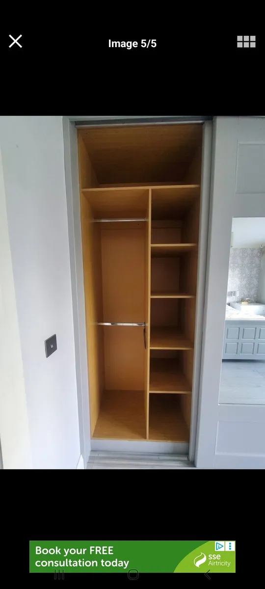 Wardrobe slide doors (doors only) - Image 3