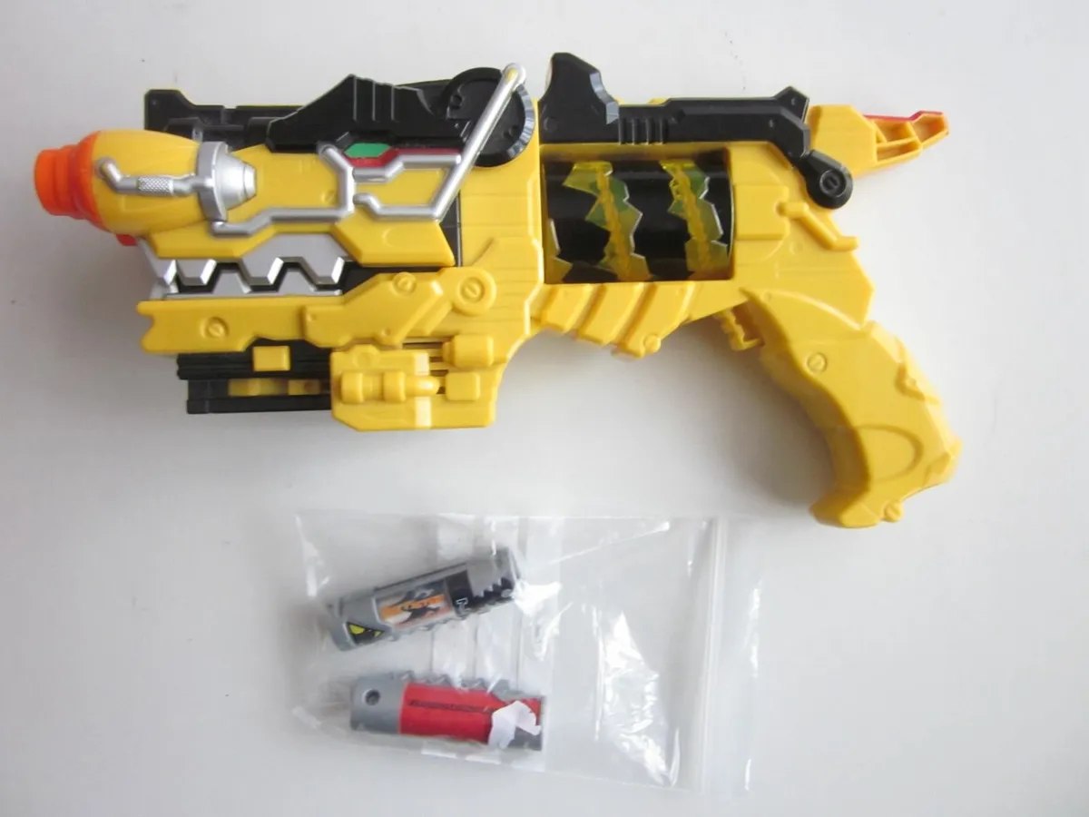 Power Ranger DeLuxe Dino Charge Yellow T-Rex Blast - Image 1
