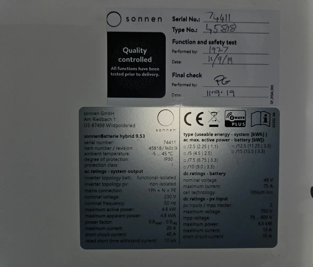 Complete solar PV battery system - Image 2