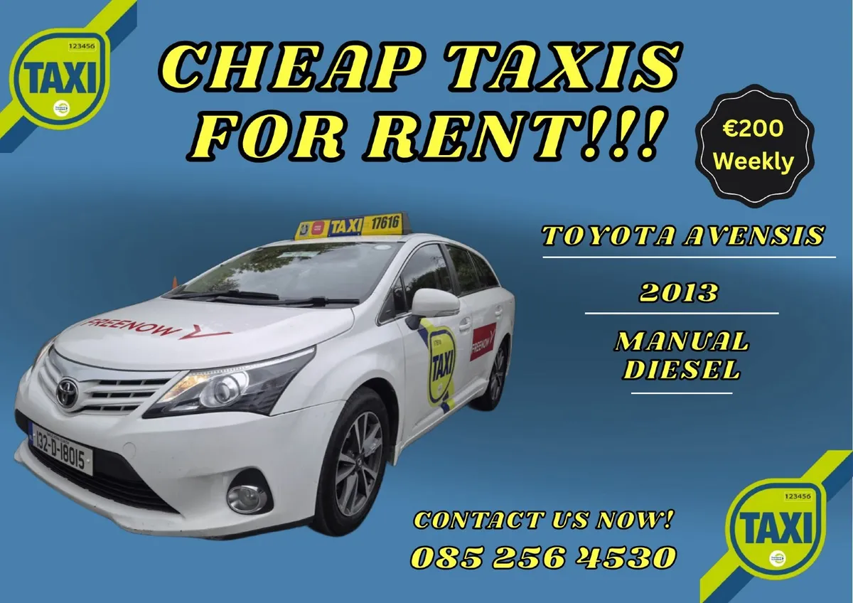 CHEAP TAXIS FOR RENT!!!