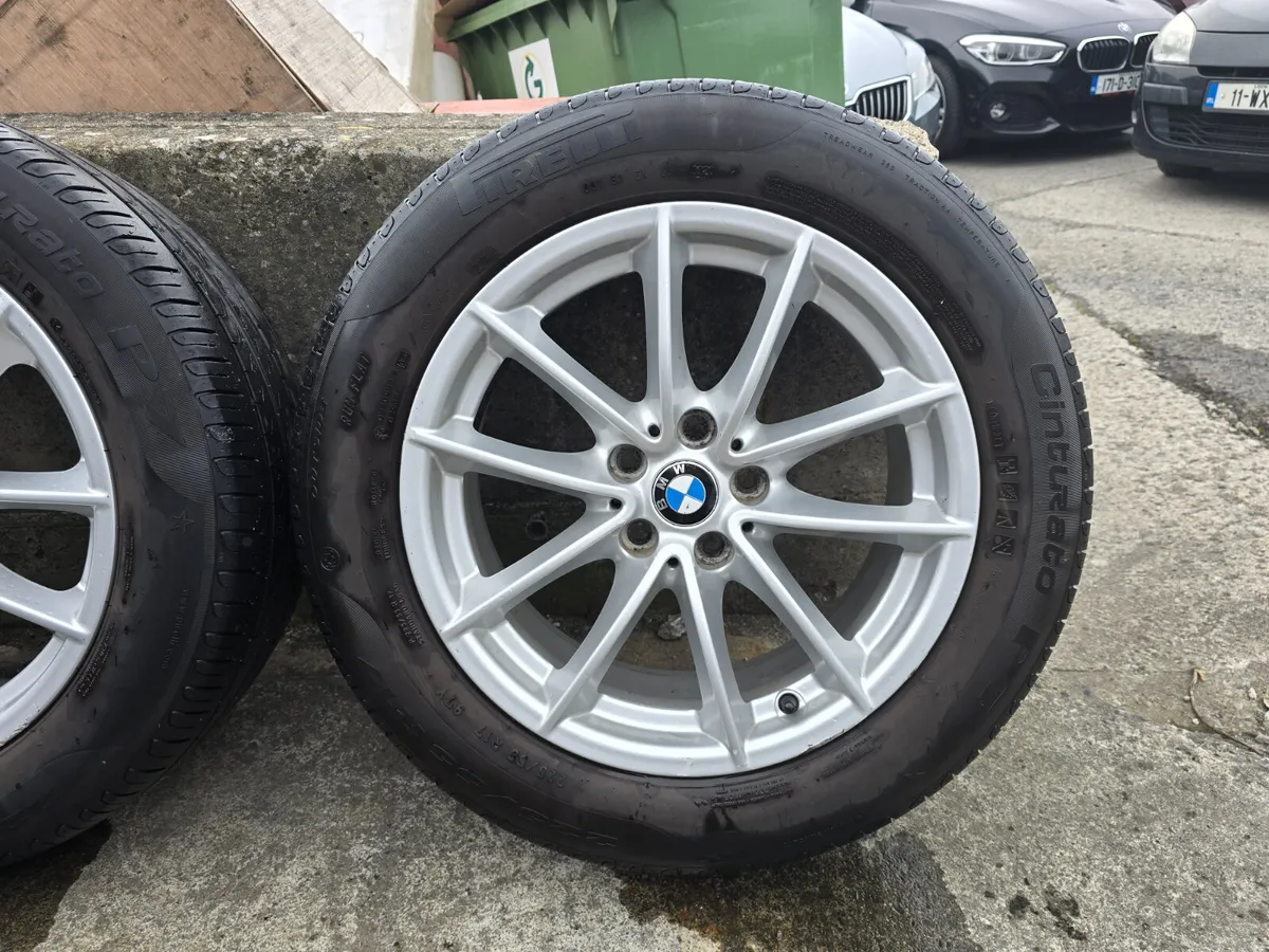 Bmw alloys wheels with tyres - Image 2