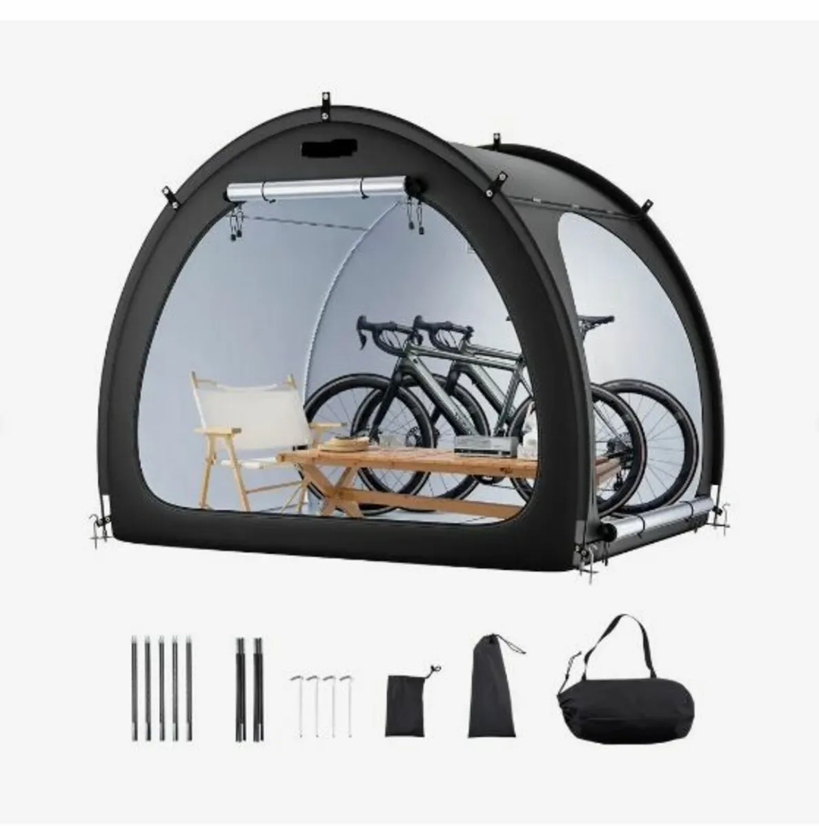 Bike Storage Tent, 4 to 5 Bikes, Outdoor - Image 1