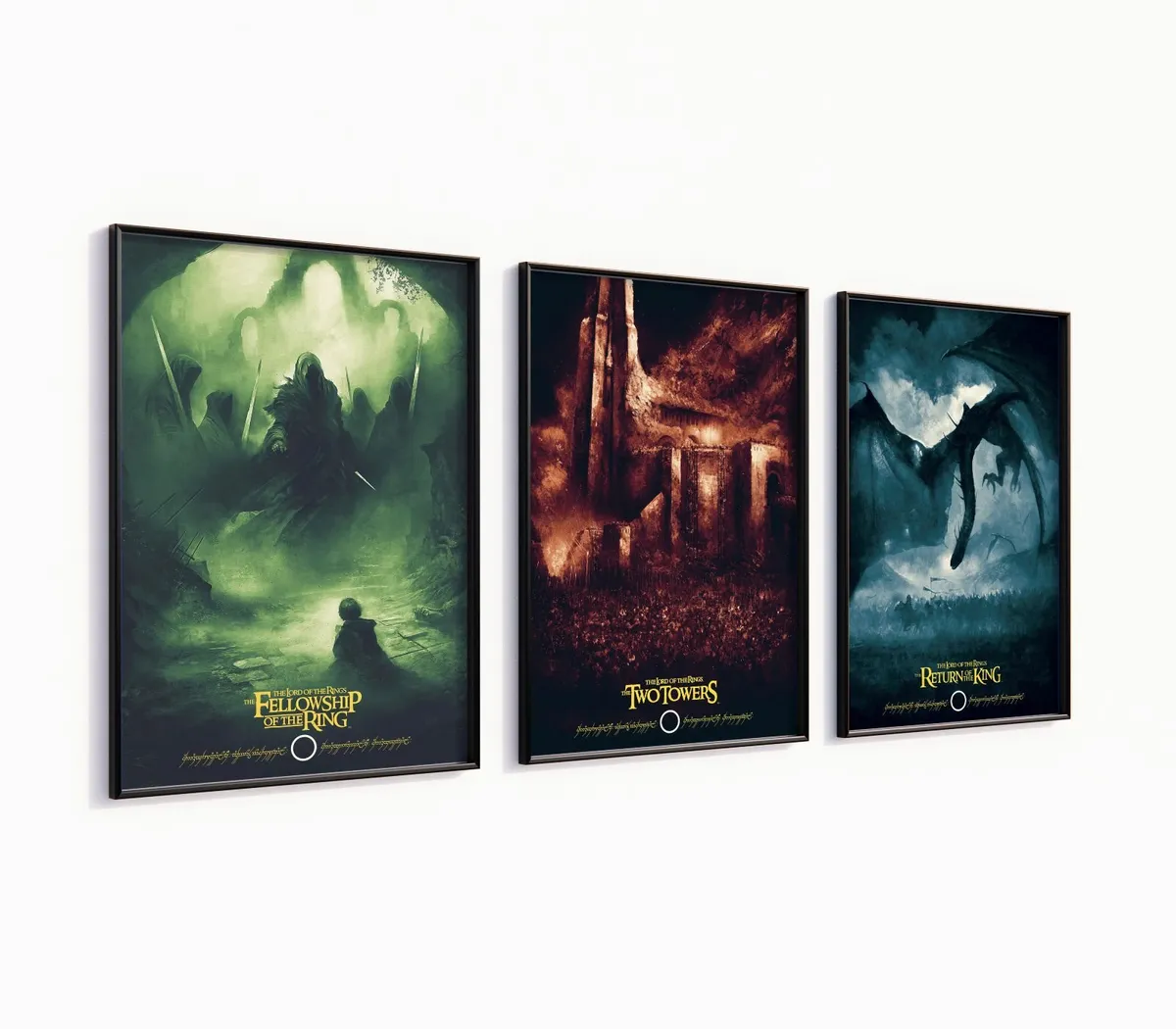 Lord Of The Rings Trilogy Poster - A3 / A4 Size - Image 3