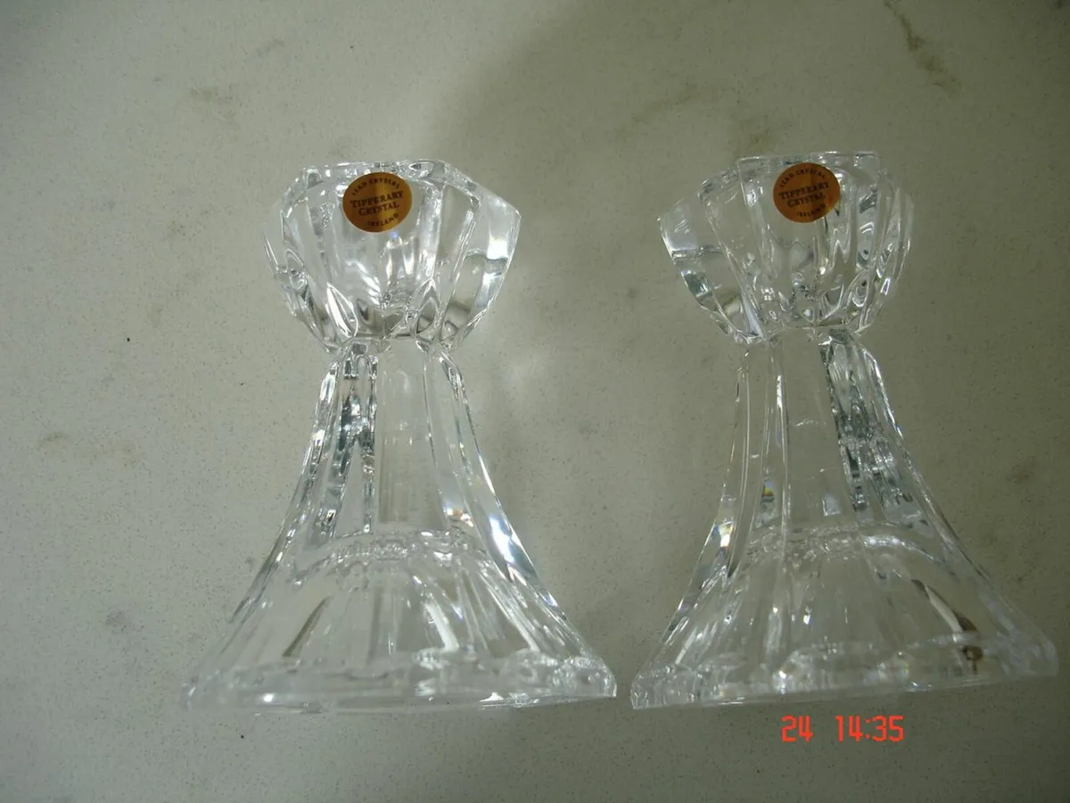 Tipperary Crystal Candlesticks - Image 3