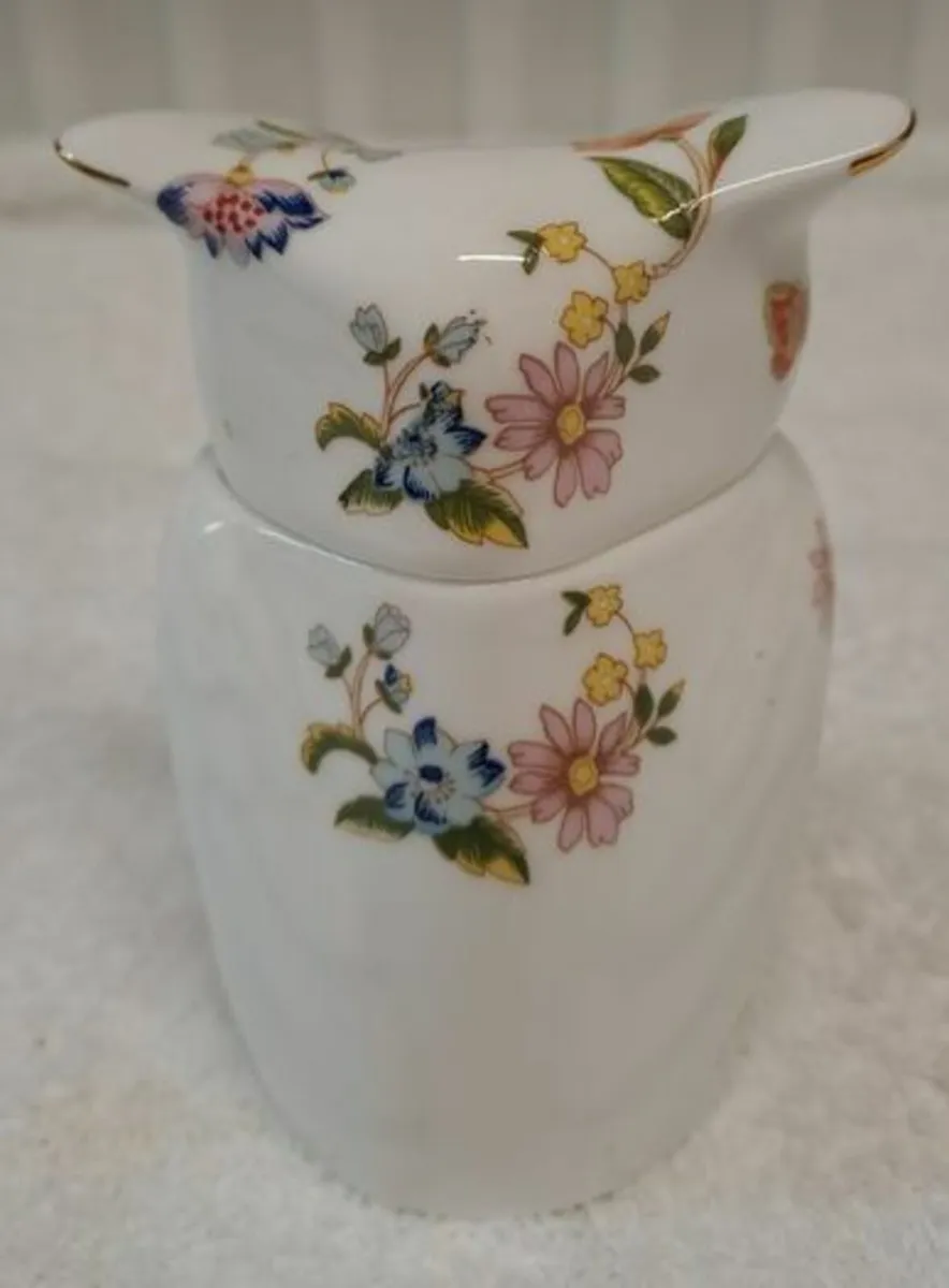 Aynsley Cottage Garden Owl Trinket box - Image 4