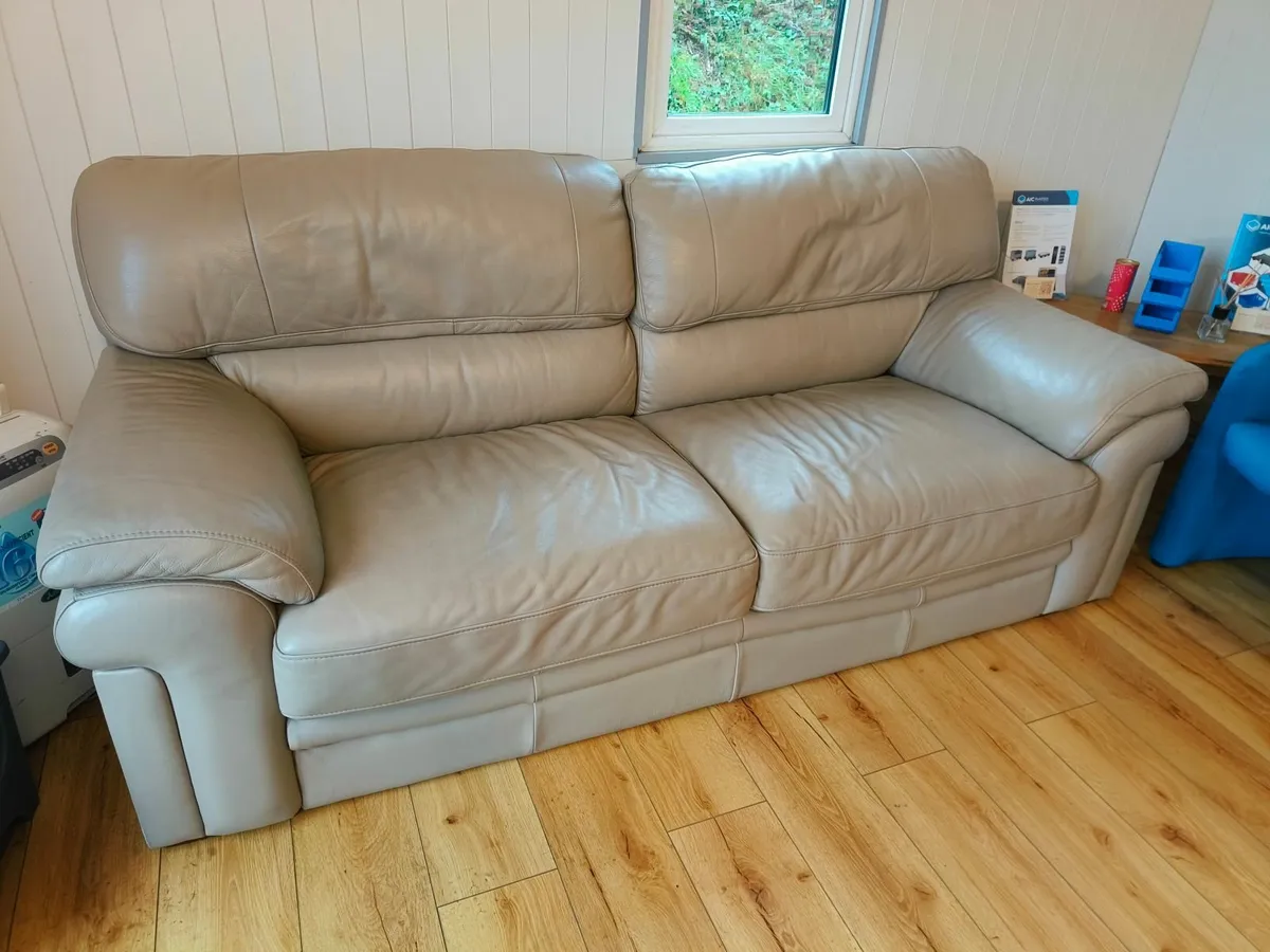 Leather couch