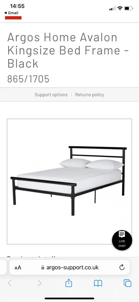 King size Bed frame - Image 1