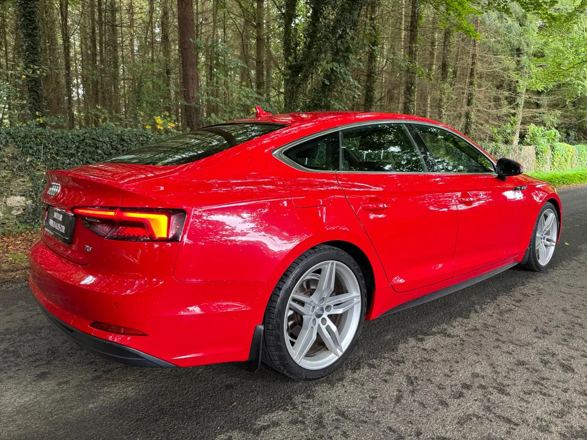 181 AUDI A5 2.0 TDI S LINE IN TANGO RED - Image 2