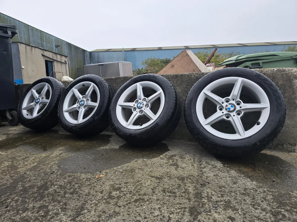 BMW Alloys with tyres - Image 1