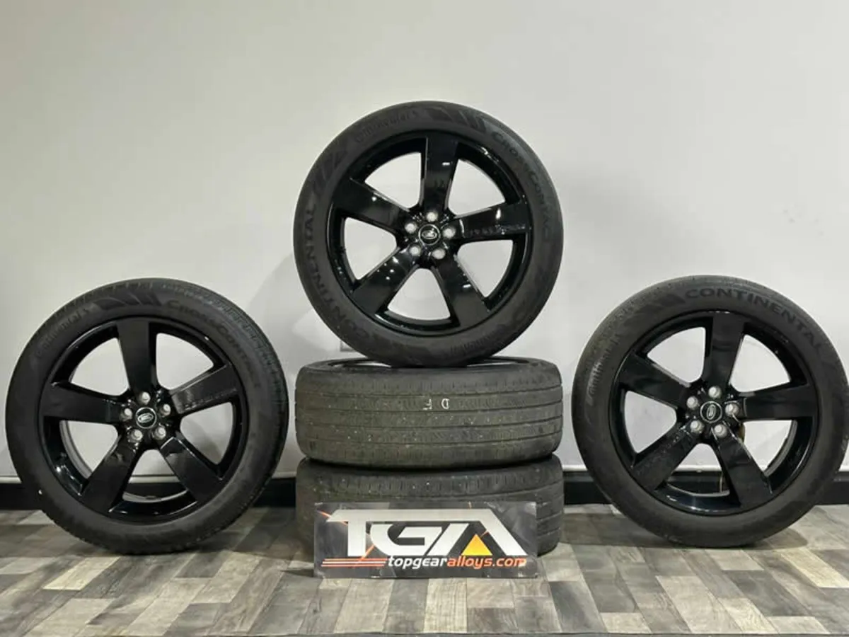 5X 22" GENUINE OEM DEFENDER STYLE L663 WHEELS & TY - Image 1