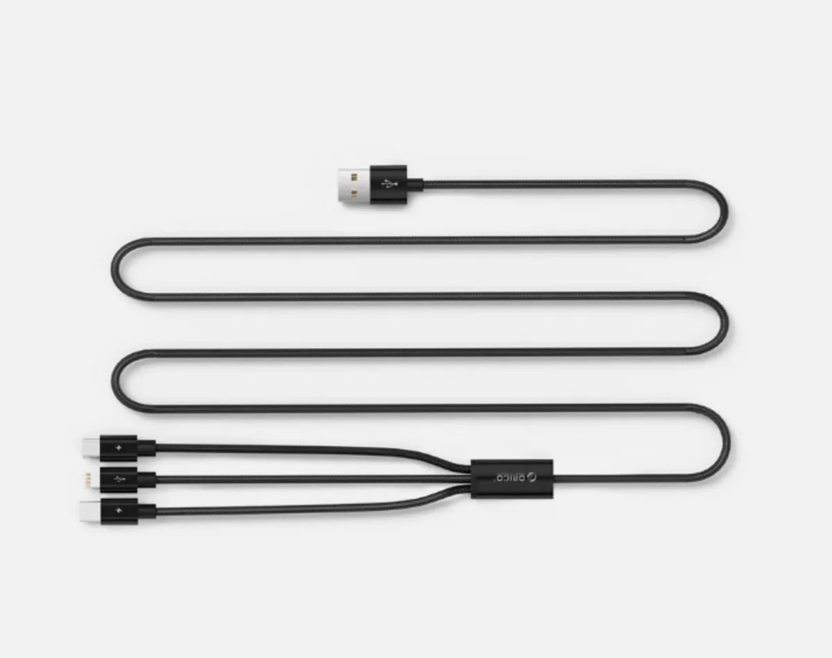 3in1 phone charger cable 1.2 metres.3 colours - Image 4