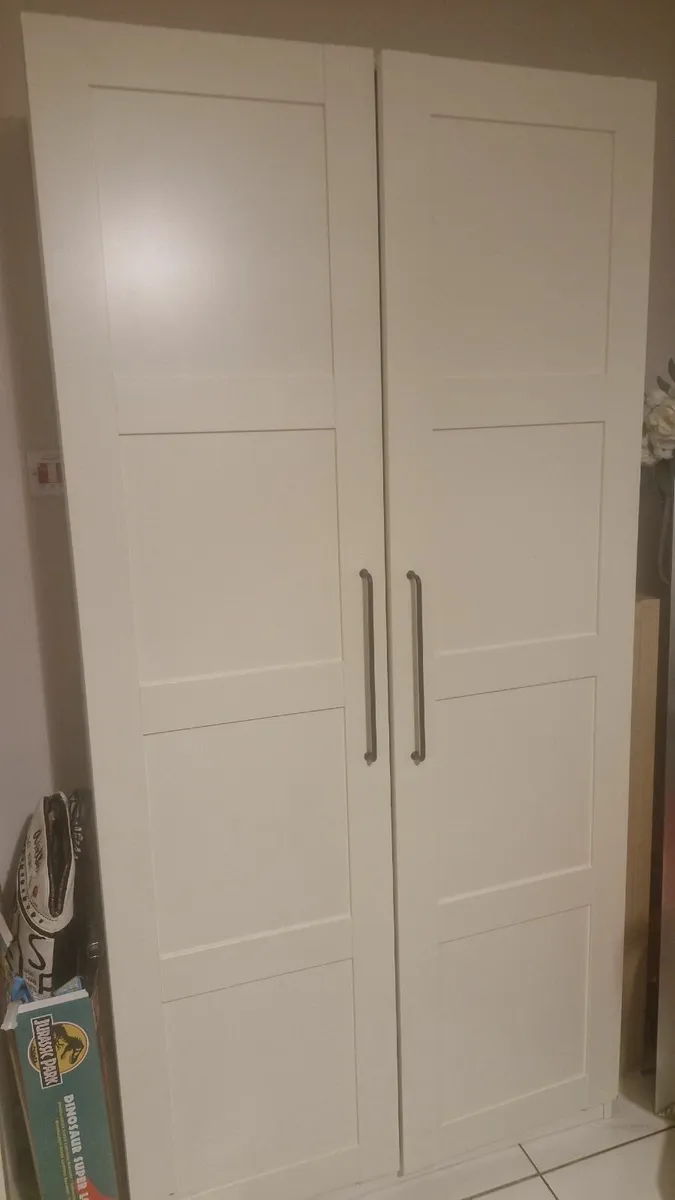 Two wardrobes with hanging rails and also drawers - Image 2