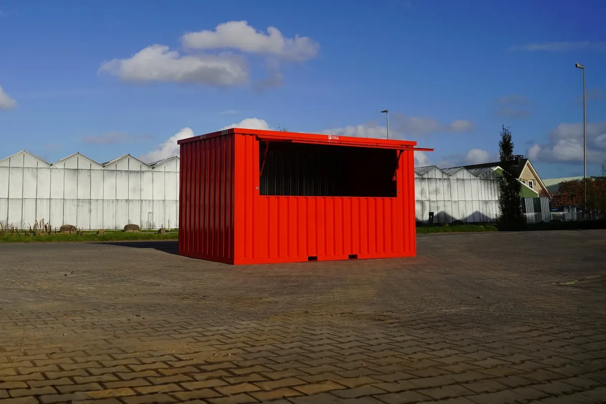 Modular Bar Container red RAL 3018 - Image 1