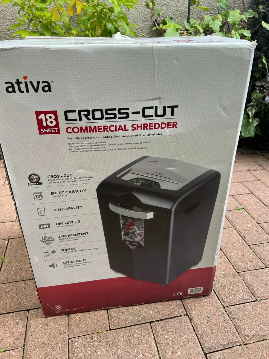 Brand new commercial paper shredder - Image 2