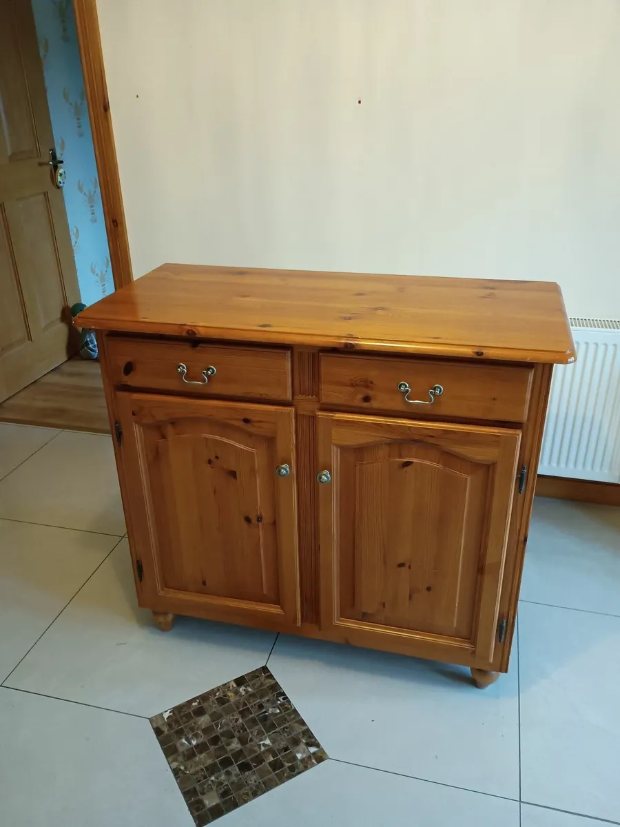 Solid Wood Antique Pine Sideboard
