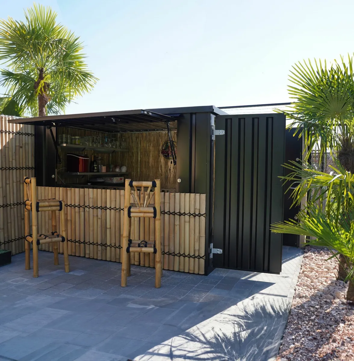 Beer garden bar 3x2m XL with a Foldable Canopy - Image 1