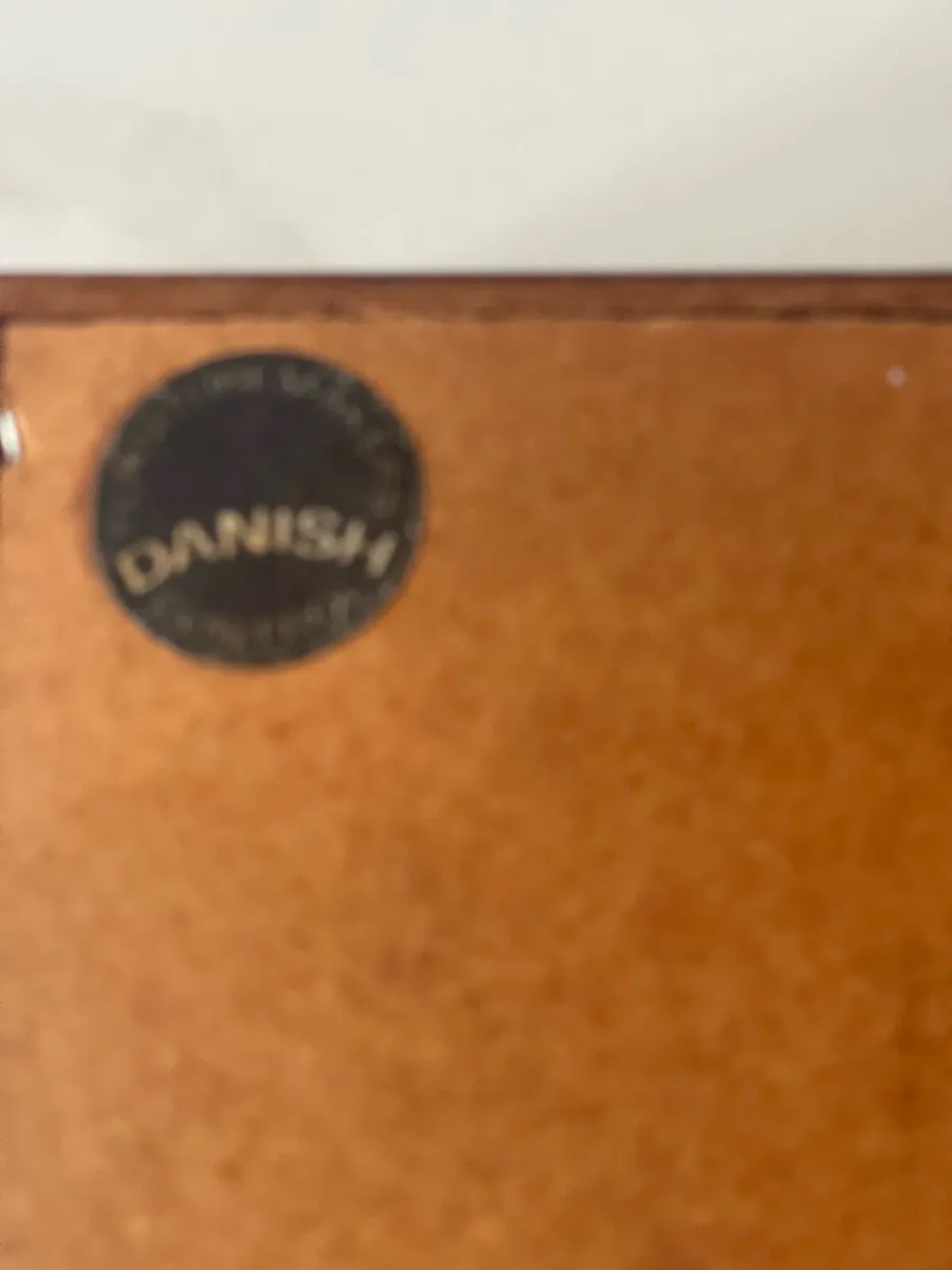 Mid century Danish mirror - Image 4