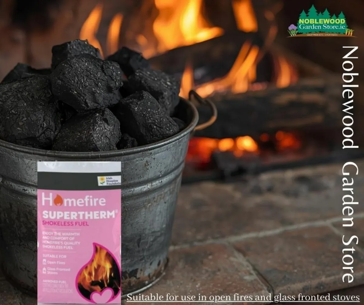 Homefire Supertherm Smokeless Coal 20Kg + Firewood - Image 1