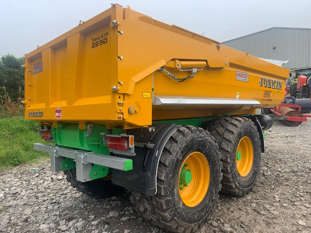JOSKIN 22T DUMP TRAILER, HARDOX BODY, NEW - Image 4