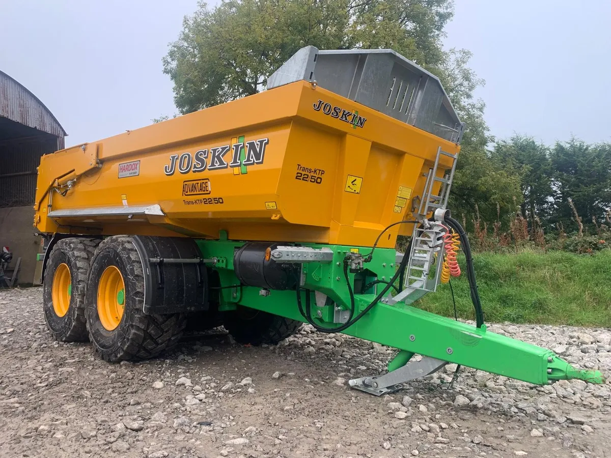 JOSKIN 22T DUMP TRAILER, HARDOX BODY, NEW - Image 2