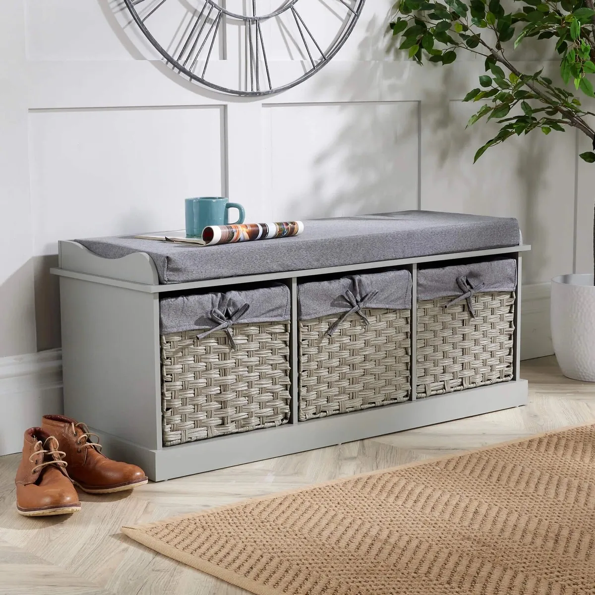 Hallway Storage Bench - Image 1