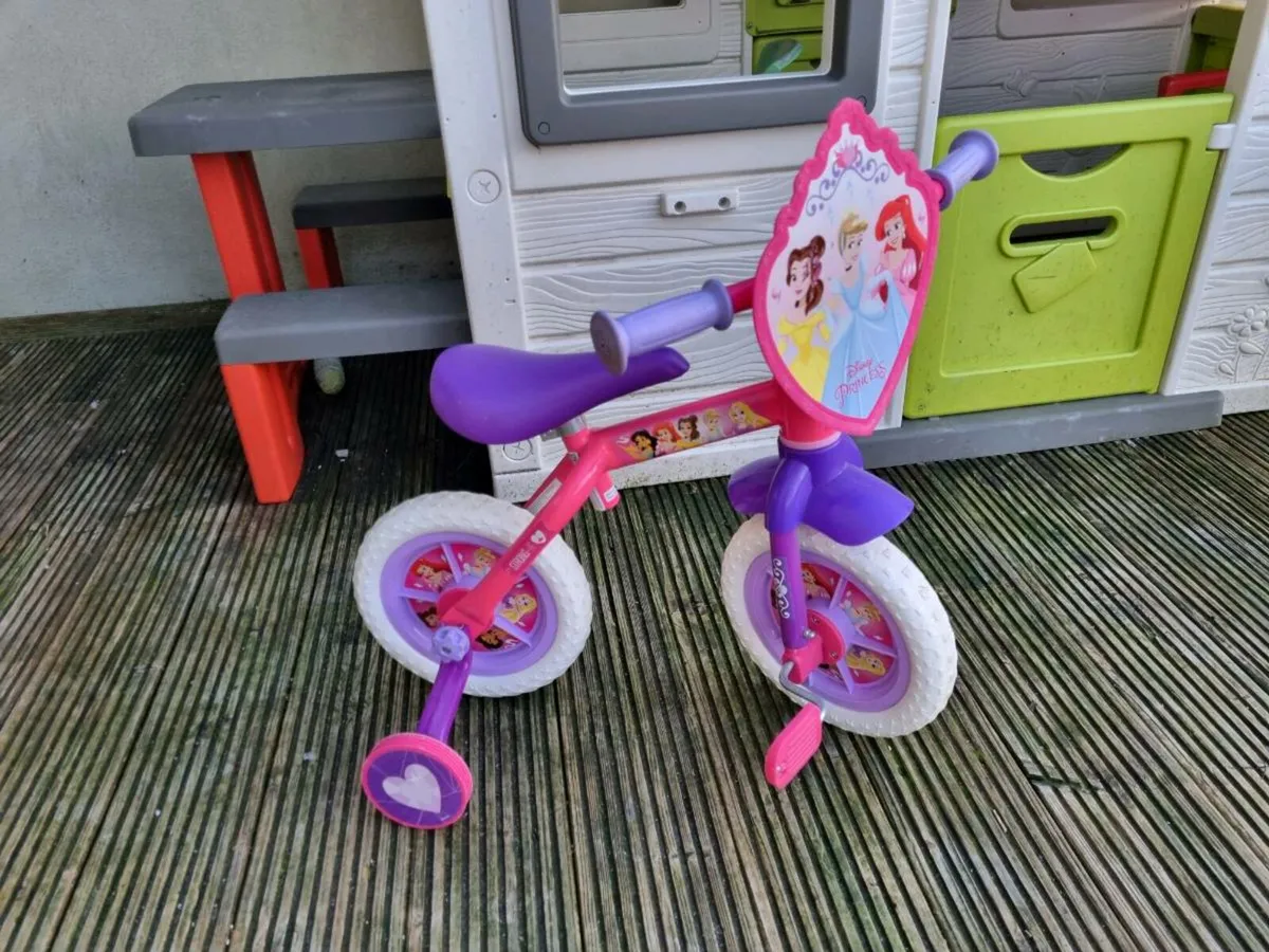 Disney Princess 2in1 training bike - Image 2