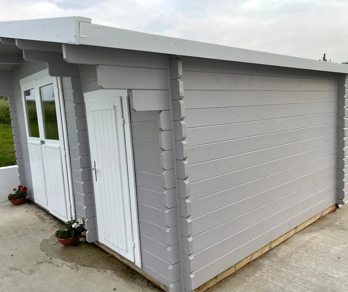 Solid wood cabin "BRUTUS" 34 4.5 x 3m - Image 3