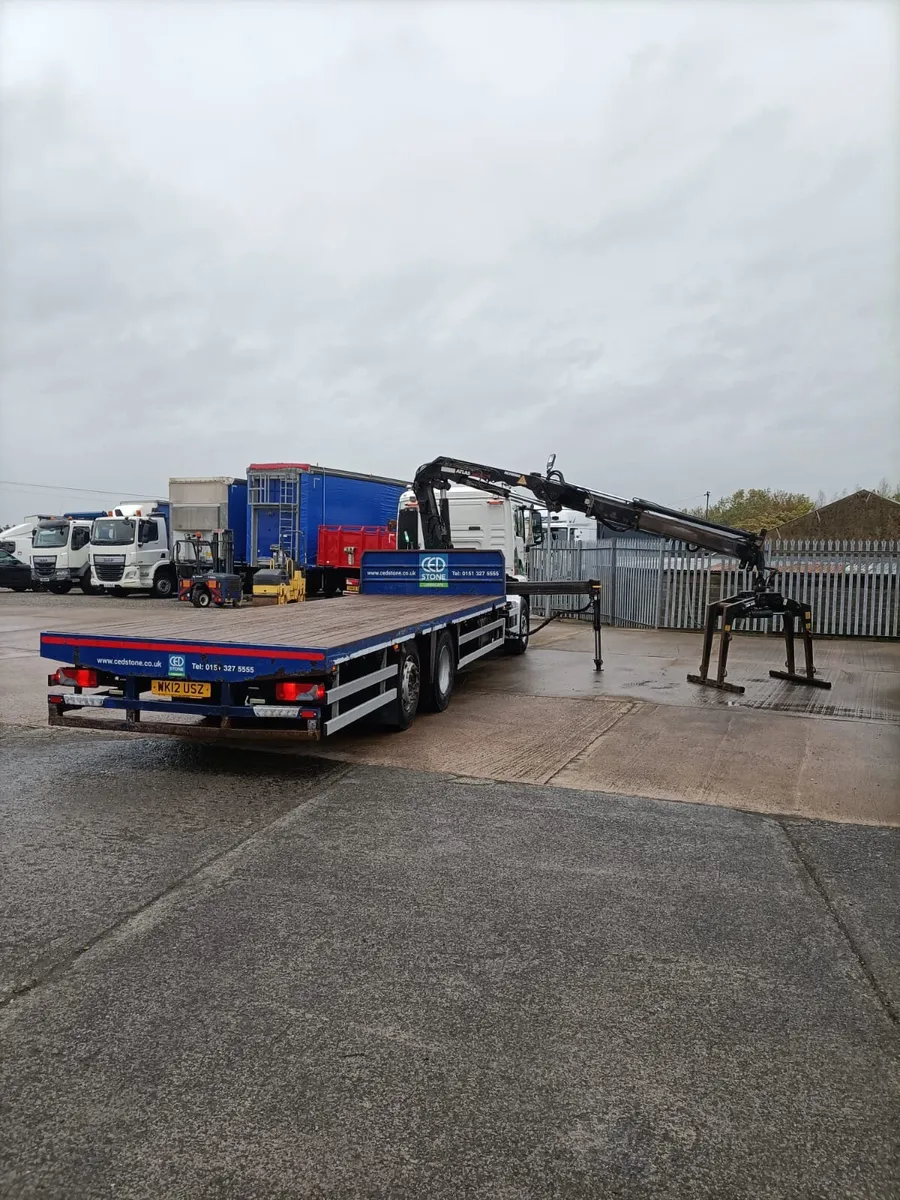 2012 MAN  26 Foot Flat Atlas Crane Block Grab - Image 2