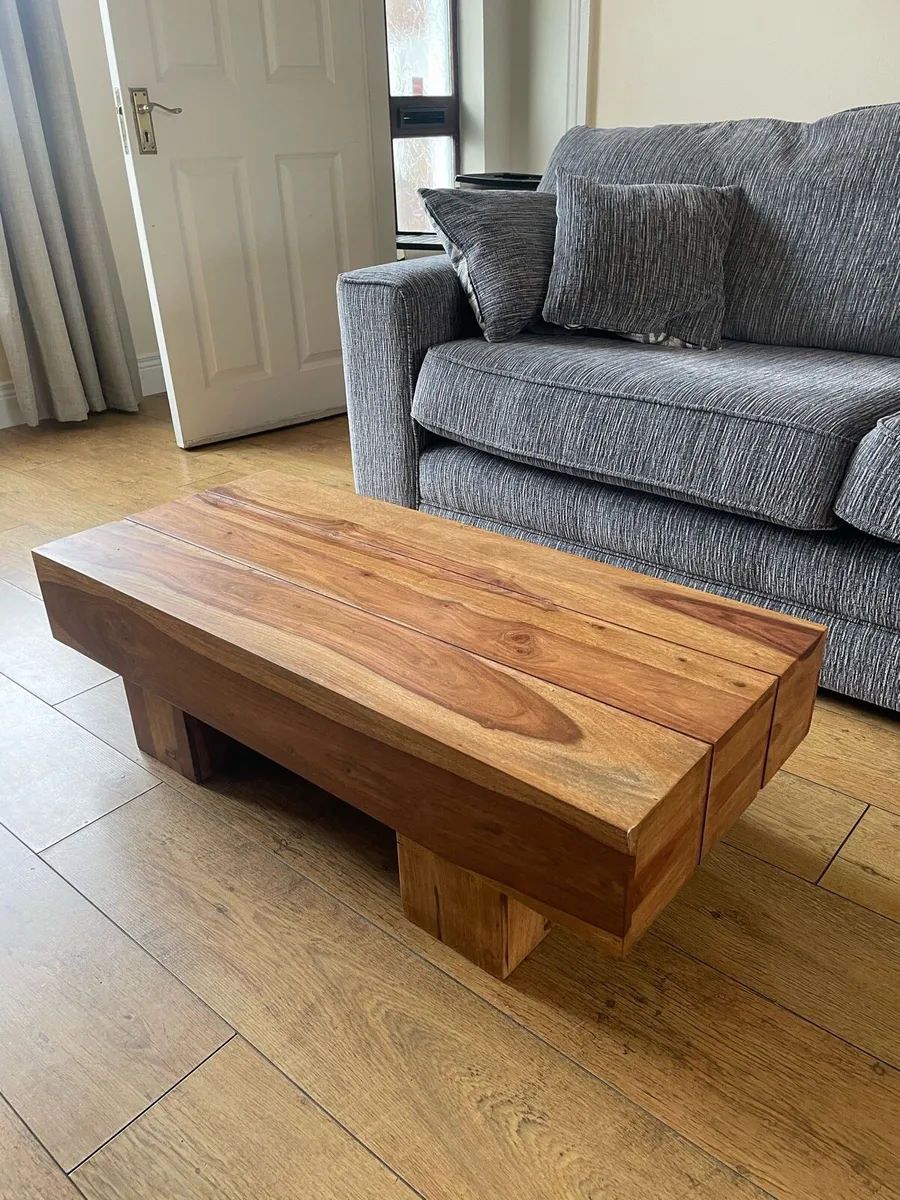 Solid Wood Coffee Table - Image 2