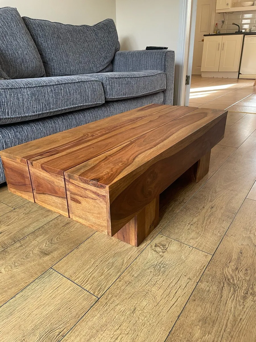 Solid Wood Coffee Table - Image 1