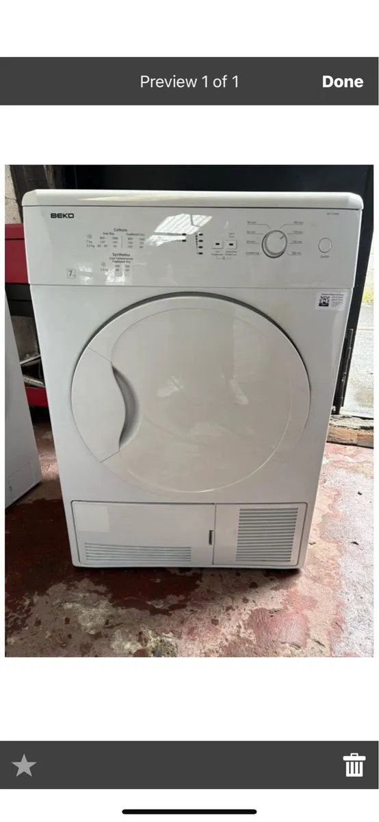 Beko Condenser Dryer