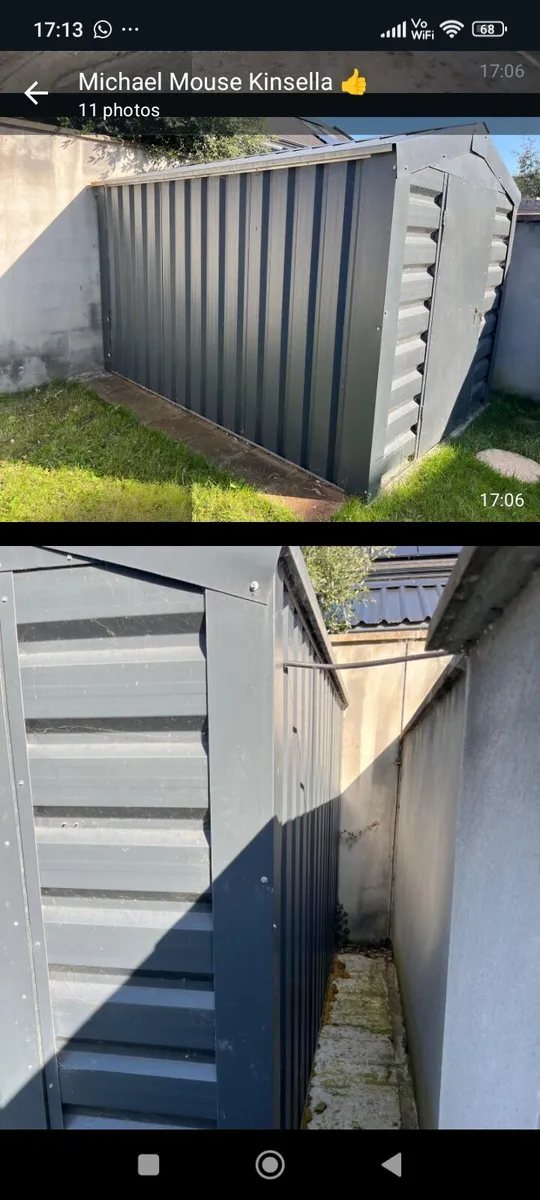 Steel shed