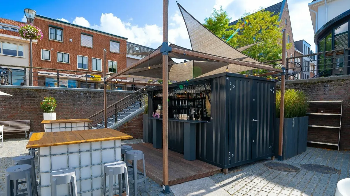 Portable Bar container 4x2 XL meters RAL 7016 - Image 3