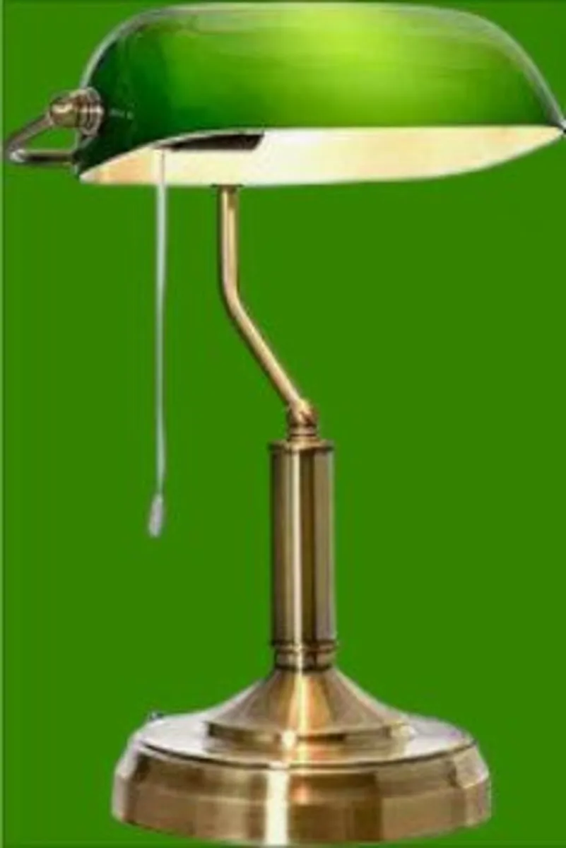 Vintage Harrods Bankers Lamp/Unused Ex Display - Image 3